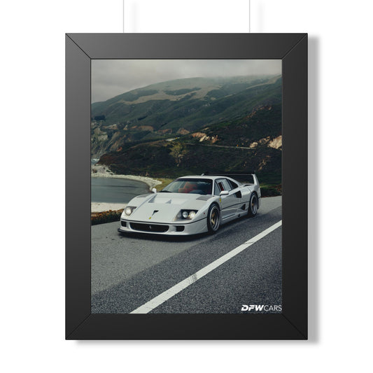 Ferrari F40 Car Week - Framed