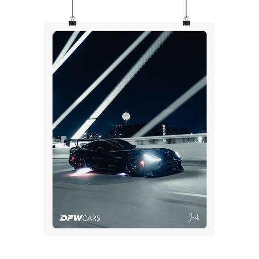 Quiet Racing Viper Poster