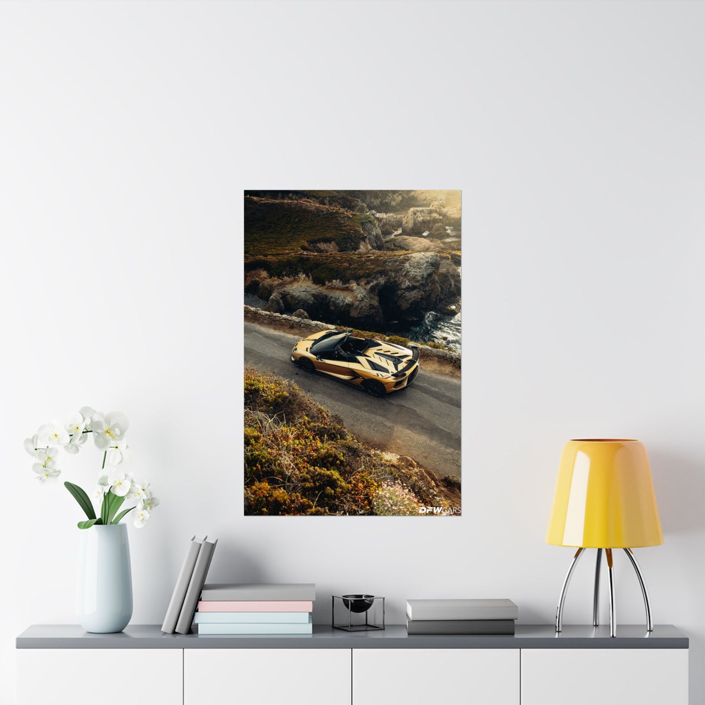 Lamborghini SVJ Roadster Car Week Poster
