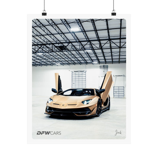 Aventador SVJ Poster