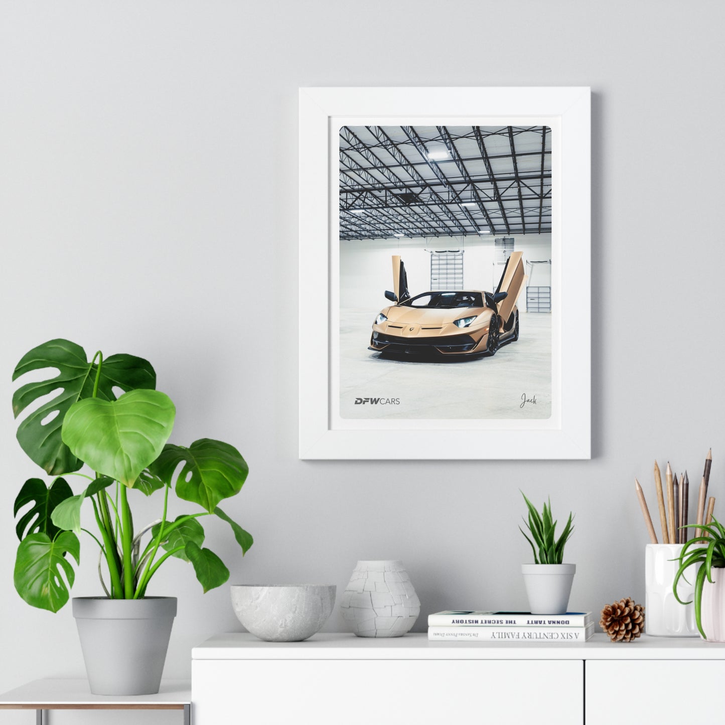Aventador SVJ Framed Poster