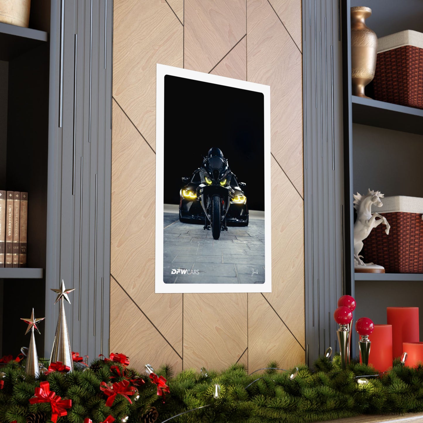 BMW M1000RR x G80 M3 Poster