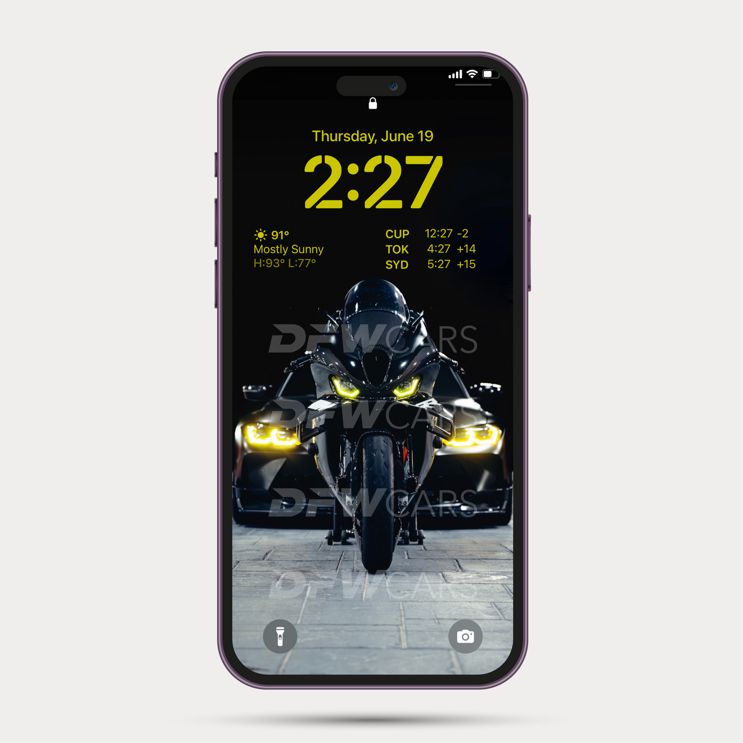 BMW M1000RR x G80 M3 Phone Wallpaper Digital Download
