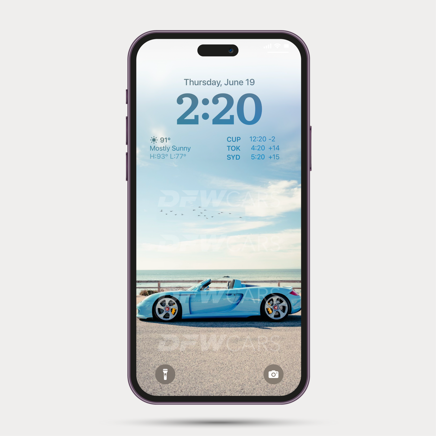 Porsche Carrera GT Phone Wallpaper Digital Download