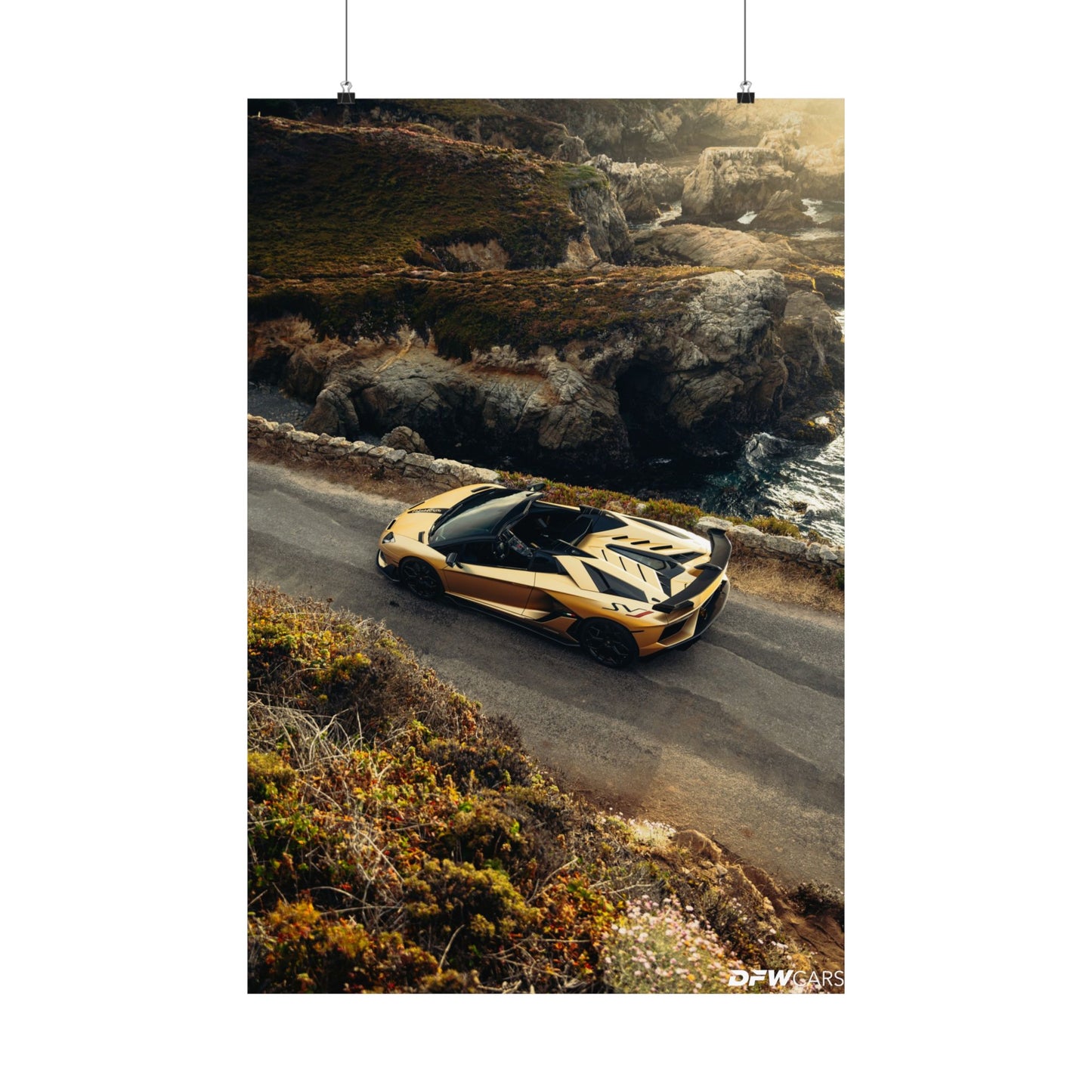 Lamborghini SVJ Roadster Car Week Poster