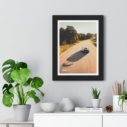 Lamborghini Huracan Sunrise Drive Framed Poster