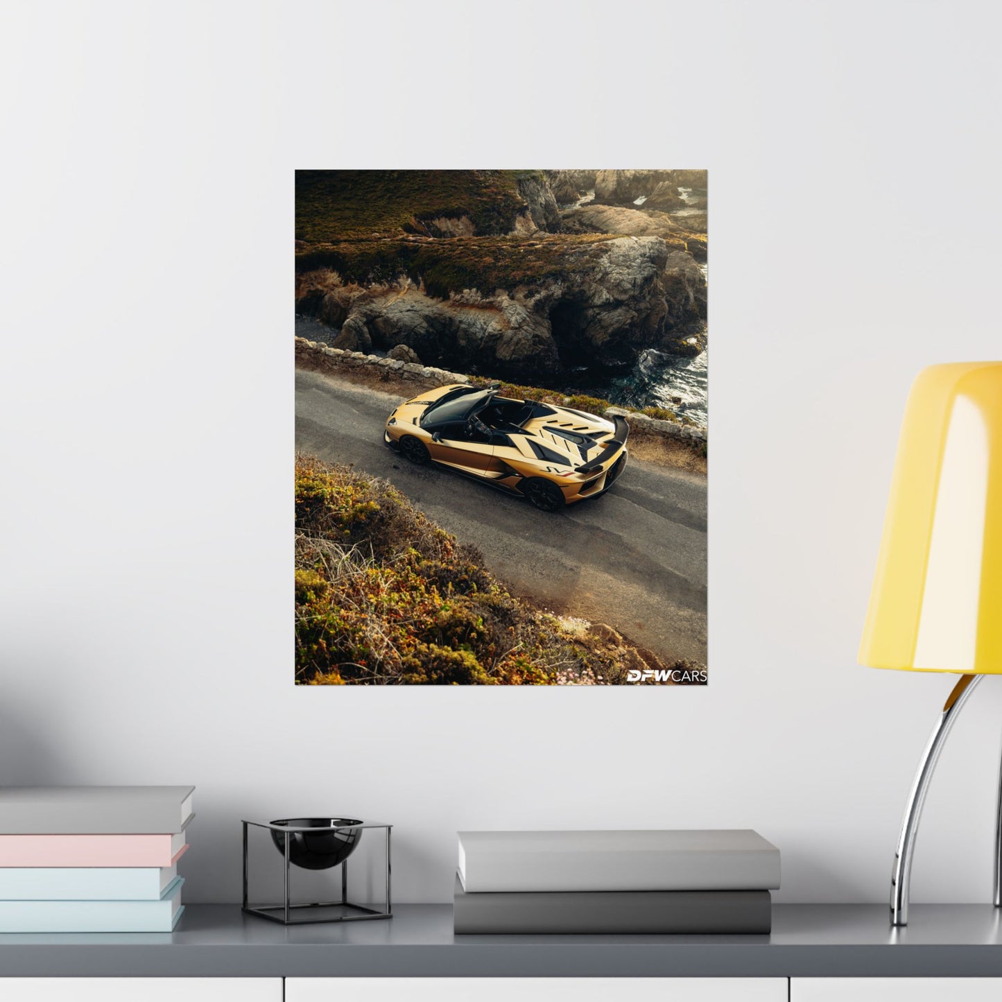 Lamborghini SVJ Roadster Car Week Poster