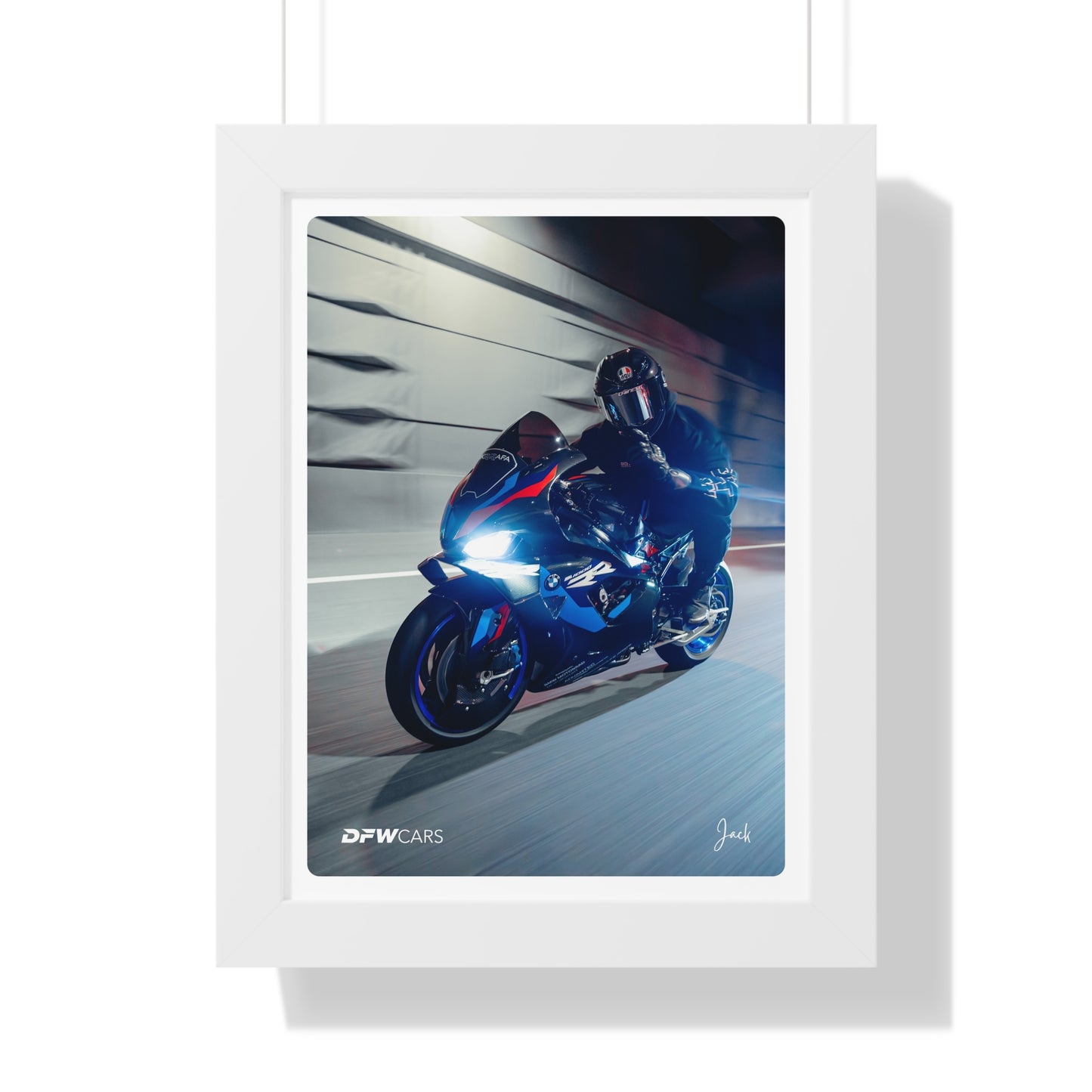 BMW M1000RR Framed Poster