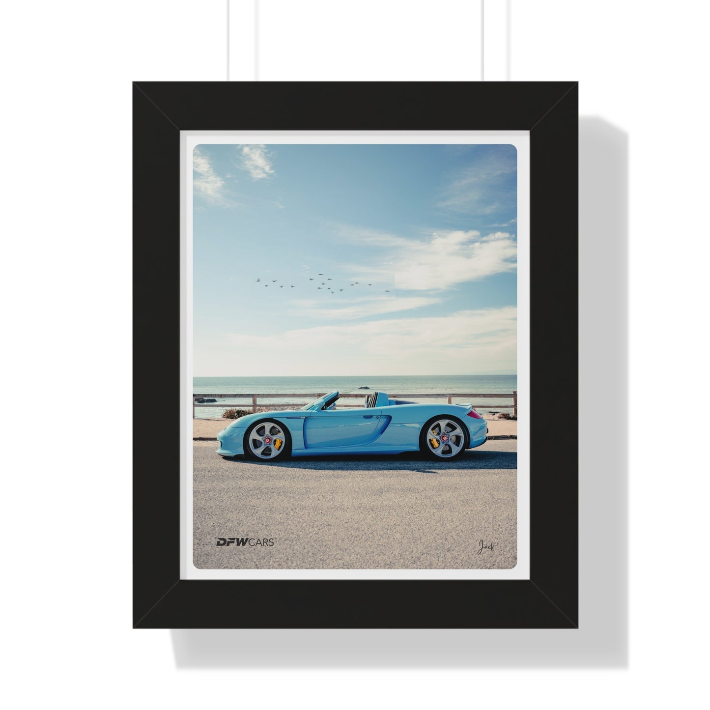 Porsche Carrera GT Framed Poster