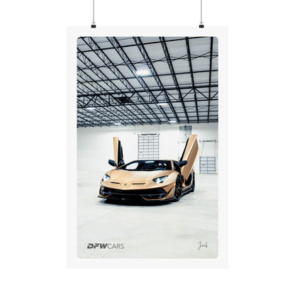 Aventador SVJ Poster
