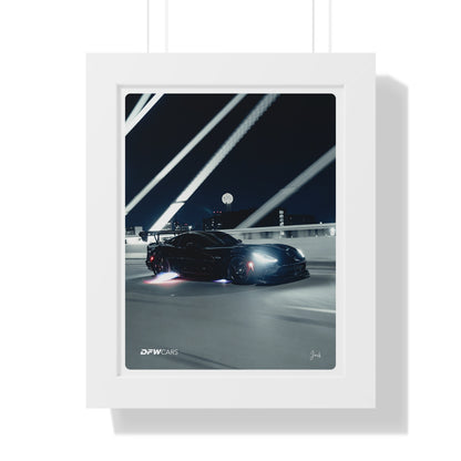 Quiet Racing's Calvo Viper Framed Poster