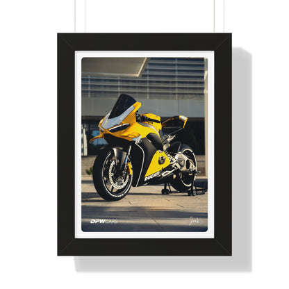 Ducati Panigale V4 Framed Poster