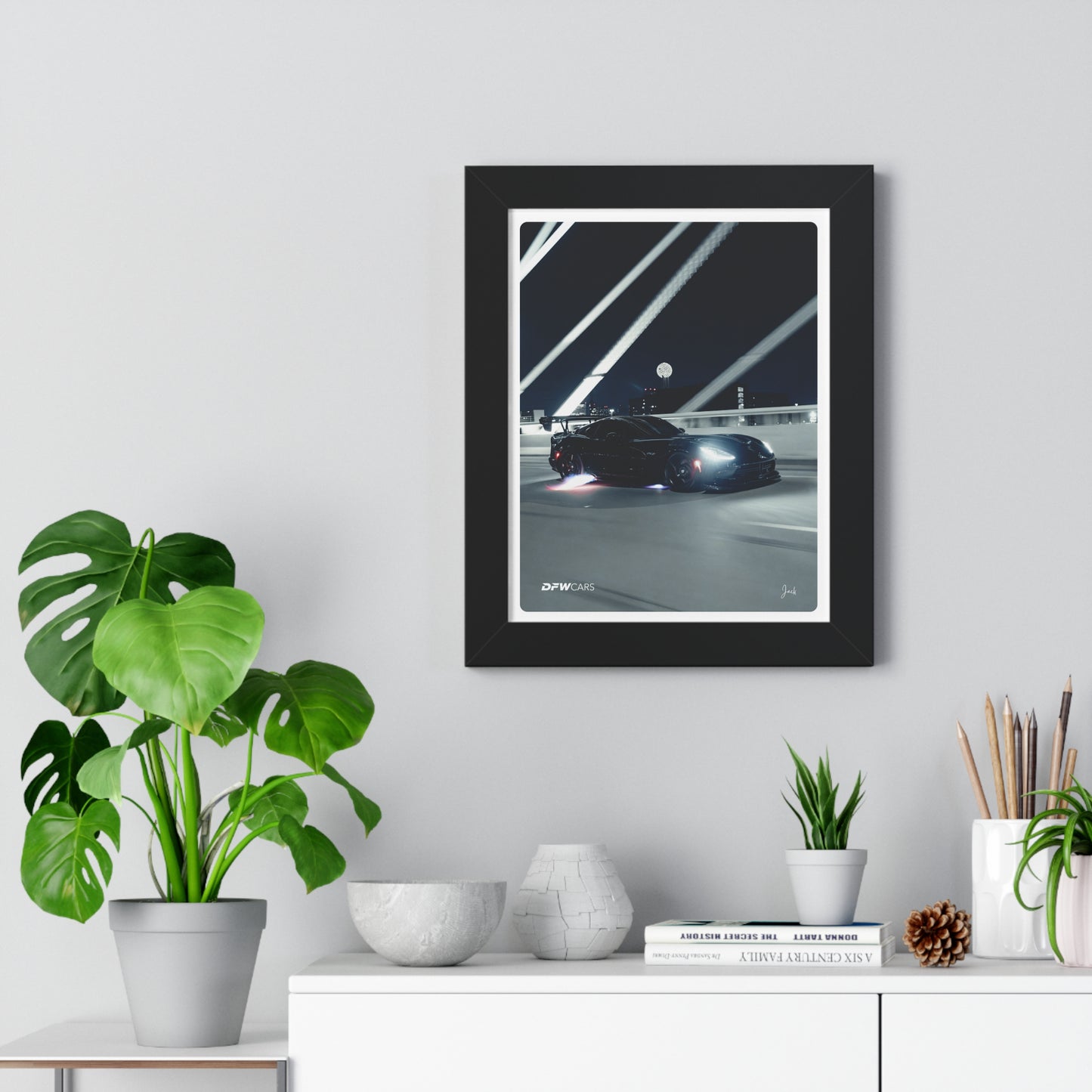 Quiet Racing's Calvo Viper Framed Poster