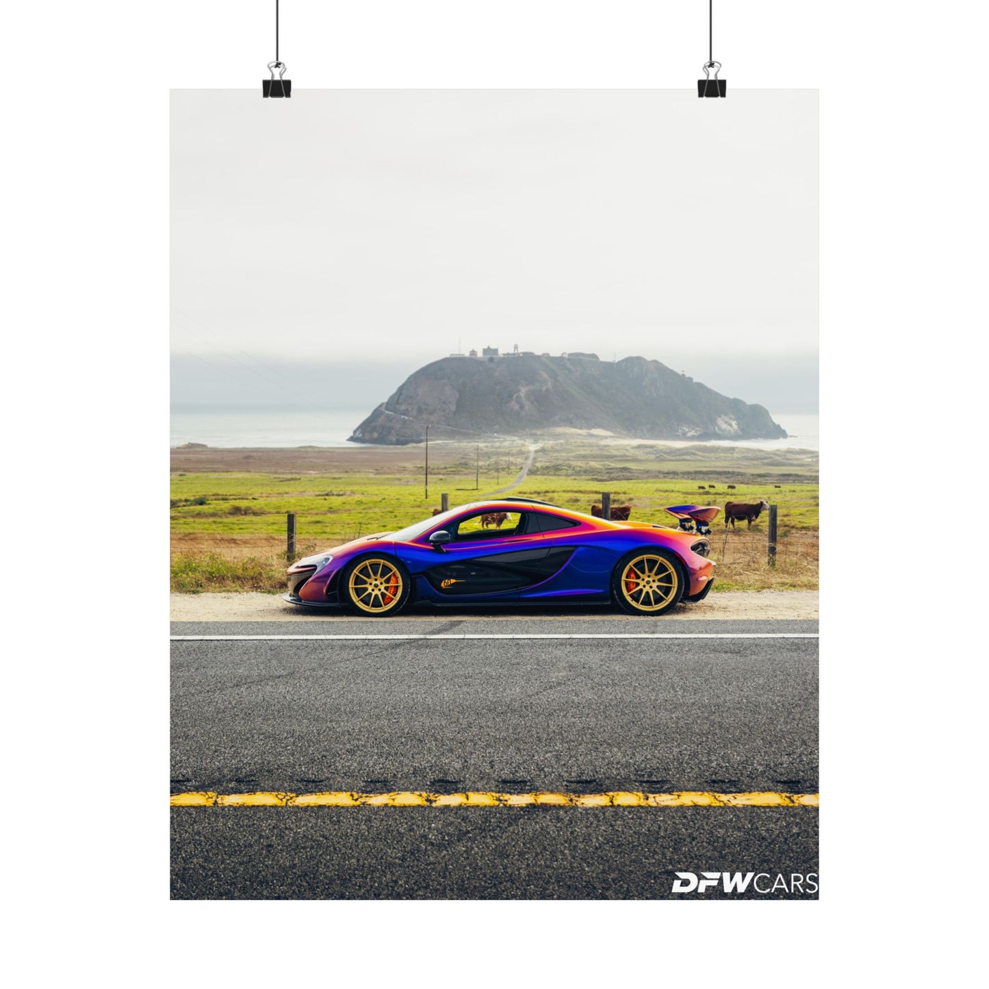 McLaren P1 Car Week Poster