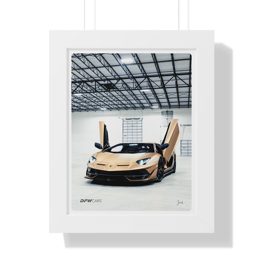 Aventador SVJ Framed Poster