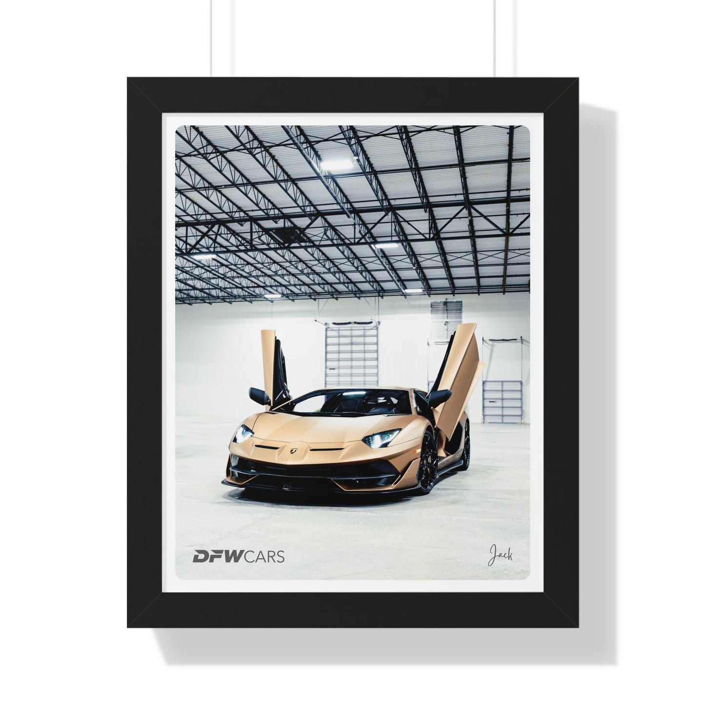 Aventador SVJ Framed Poster
