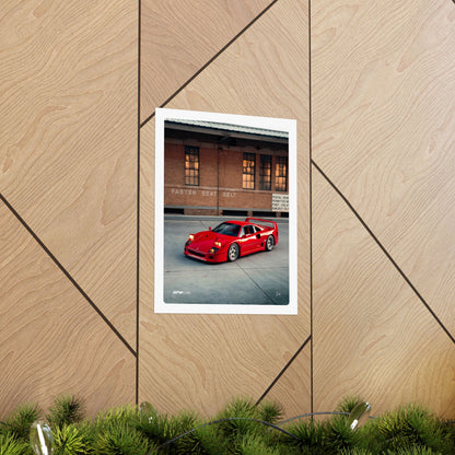 Ferrari F40 Poster