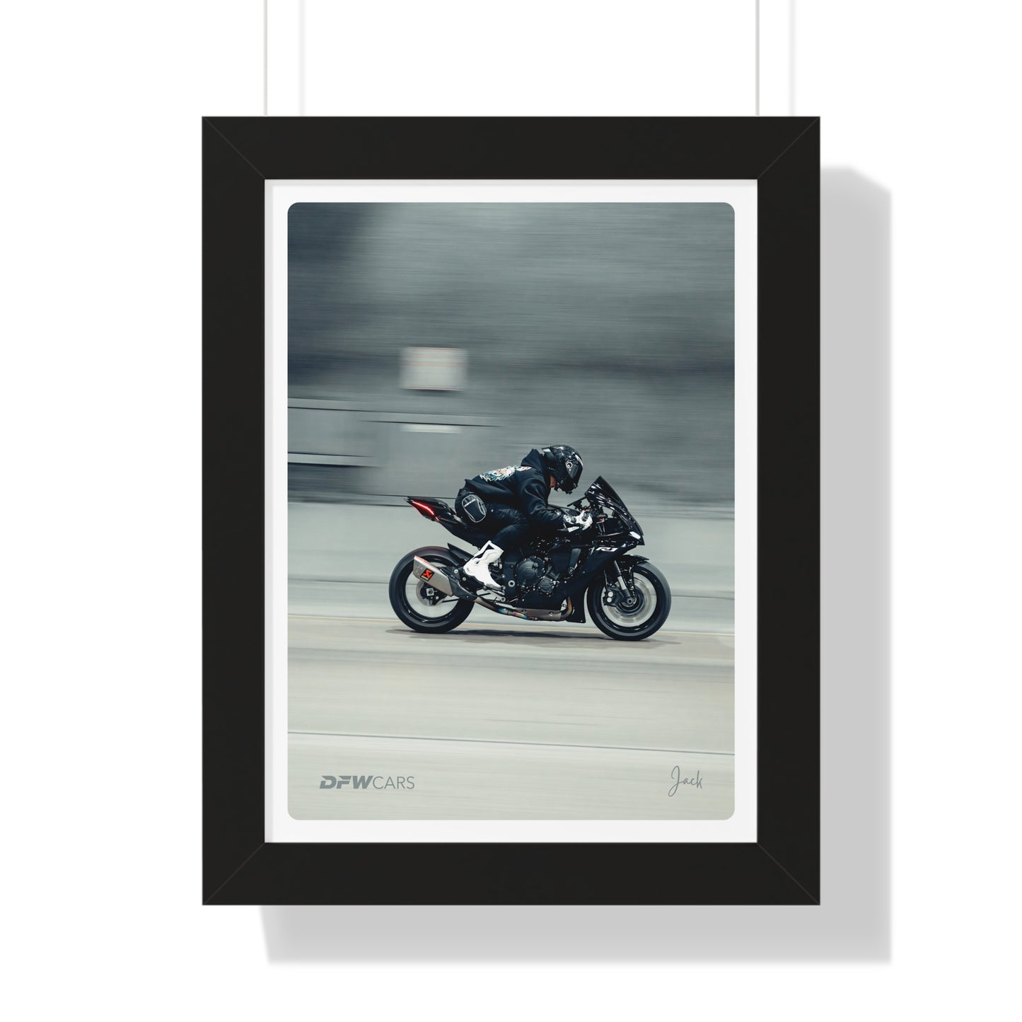 Yamaha R1 Framed Poster