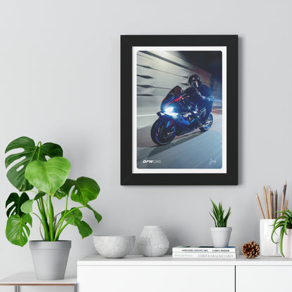 BMW M1000RR Framed Poster