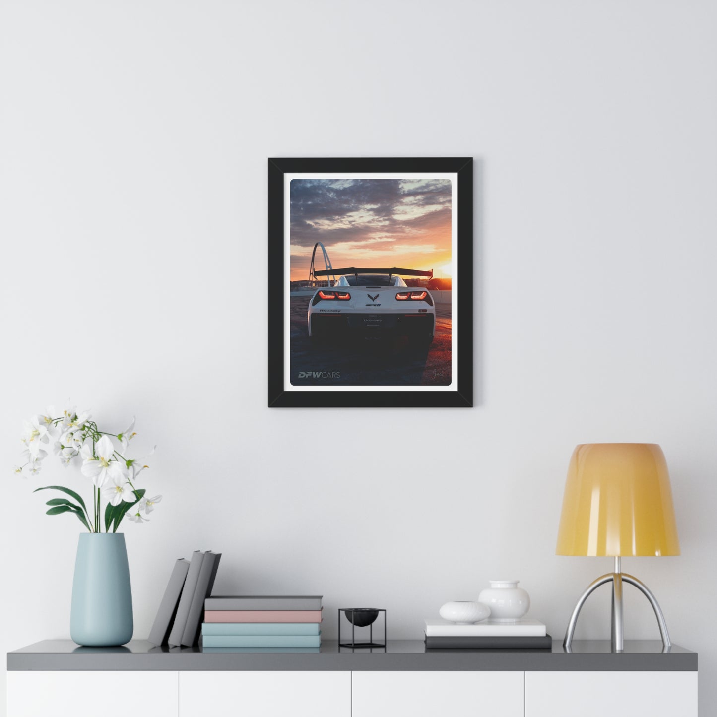 Hennessy C7 ZR1 Framed Poster