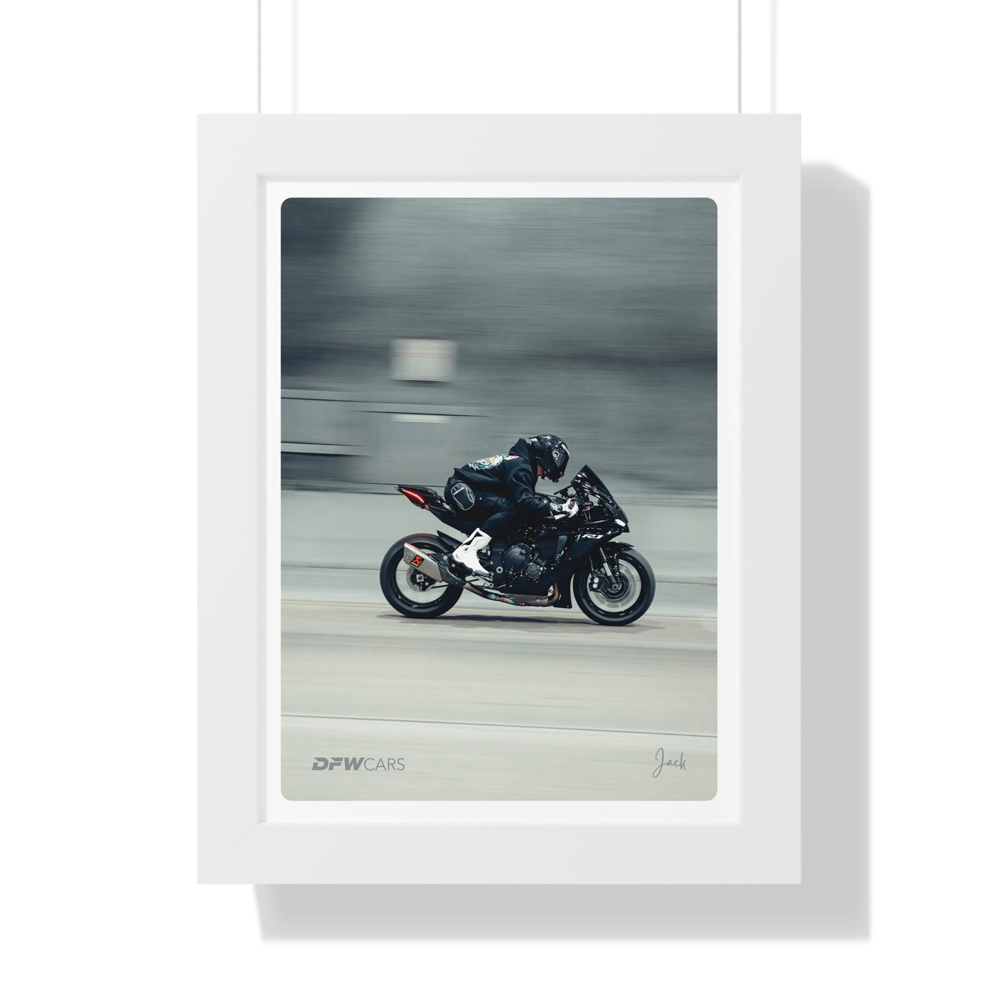 Yamaha R1 Framed Poster