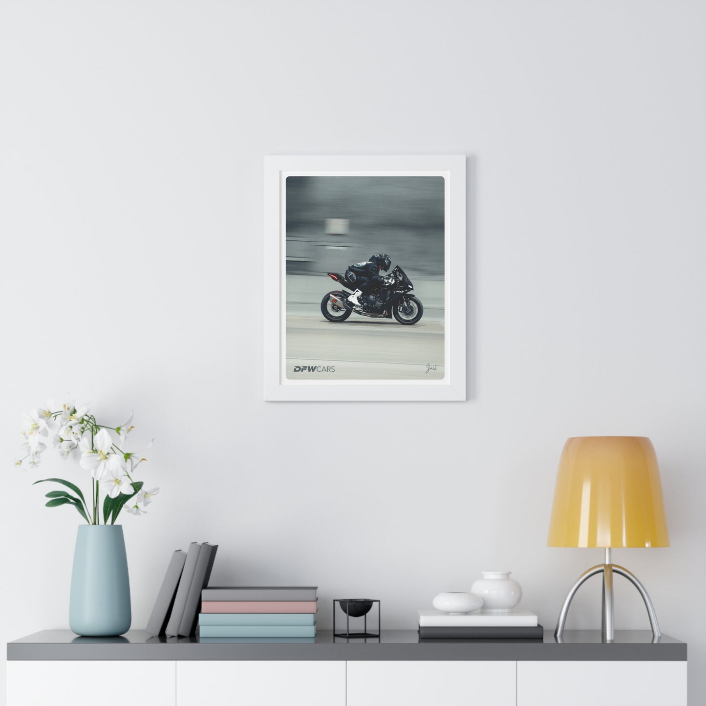 Yamaha R1 Framed Poster