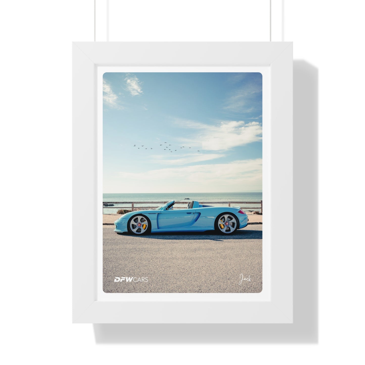 Porsche Carrera GT Framed Poster