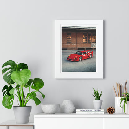Ferrari F40 Framed Poster