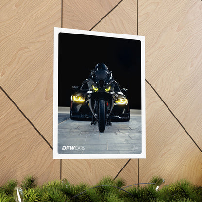 BMW M1000RR x G80 M3 Poster