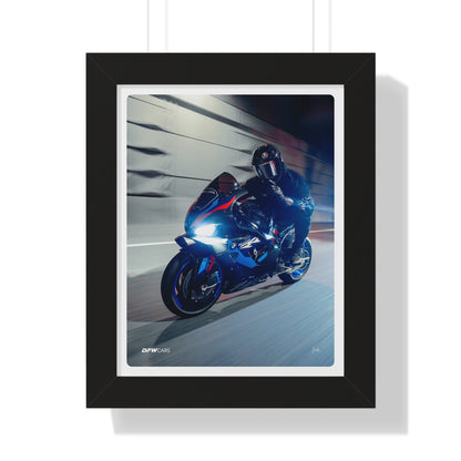 BMW M1000RR Framed Poster