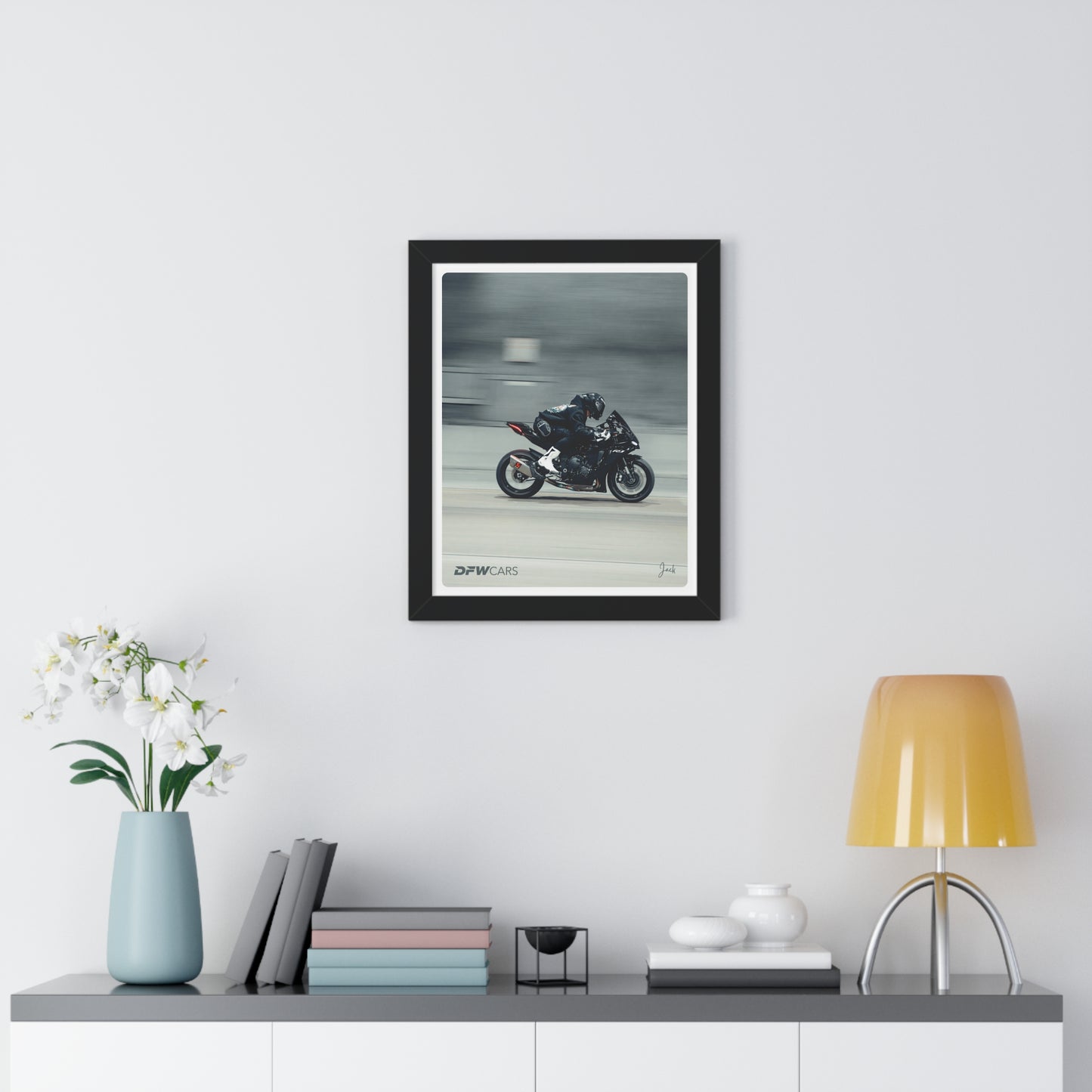 Yamaha R1 Framed Poster