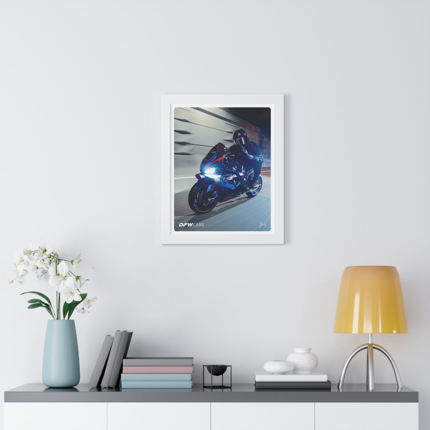 BMW M1000RR Framed Poster