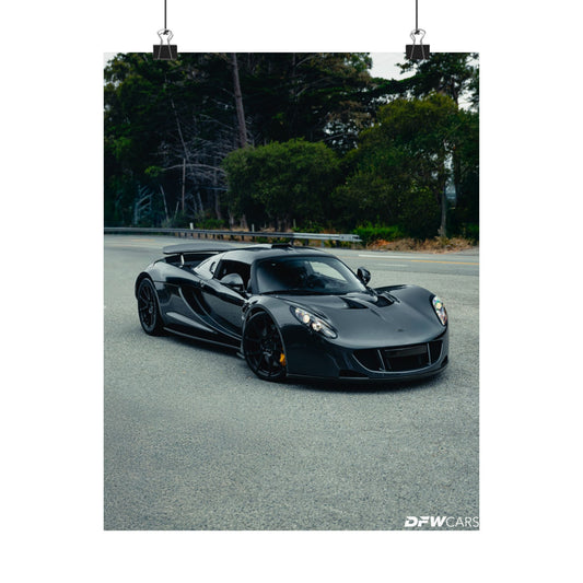 Hennessey Venom GT Car Week Poster
