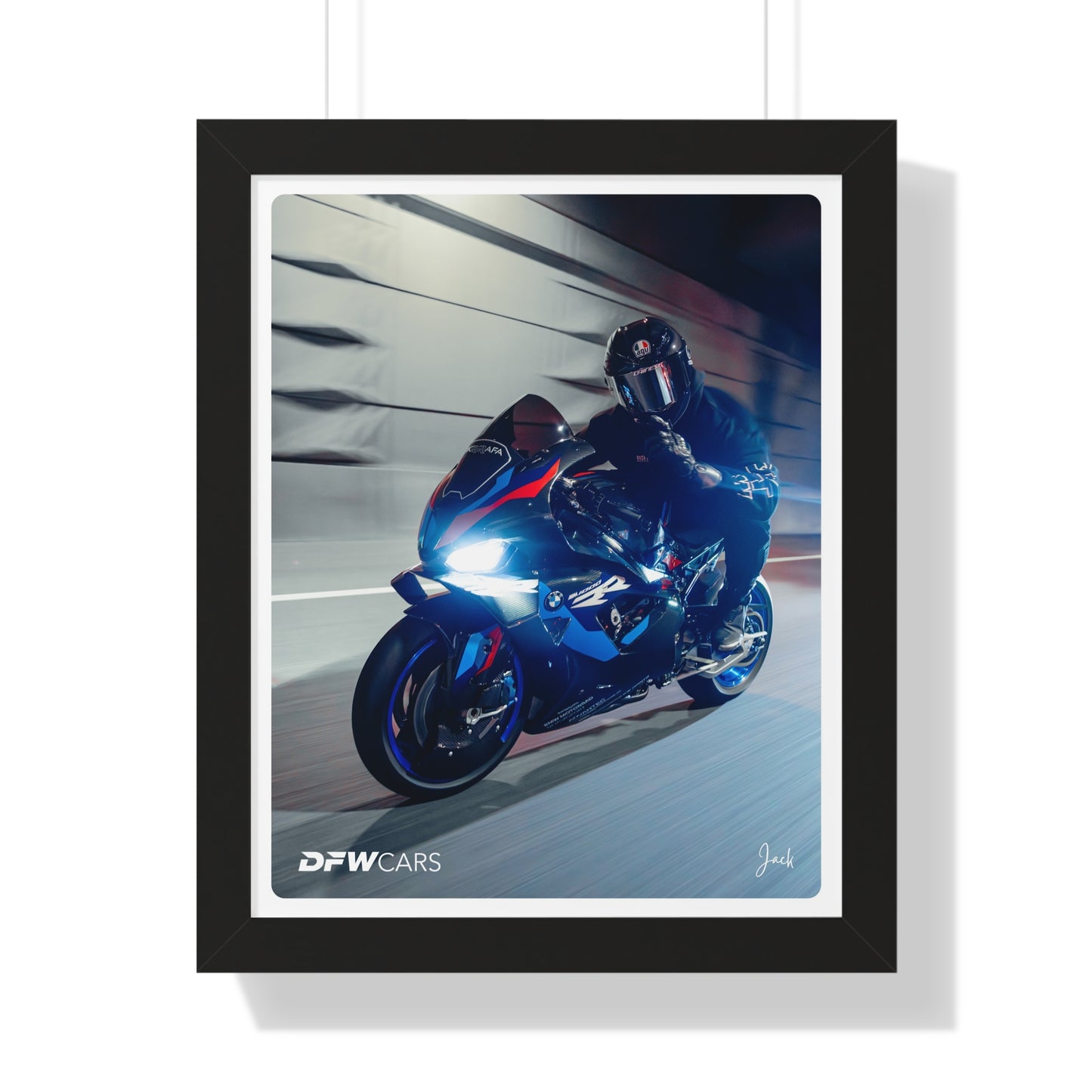 BMW M1000RR Framed Poster