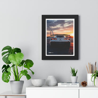 Hennessy C7 ZR1 Framed Poster
