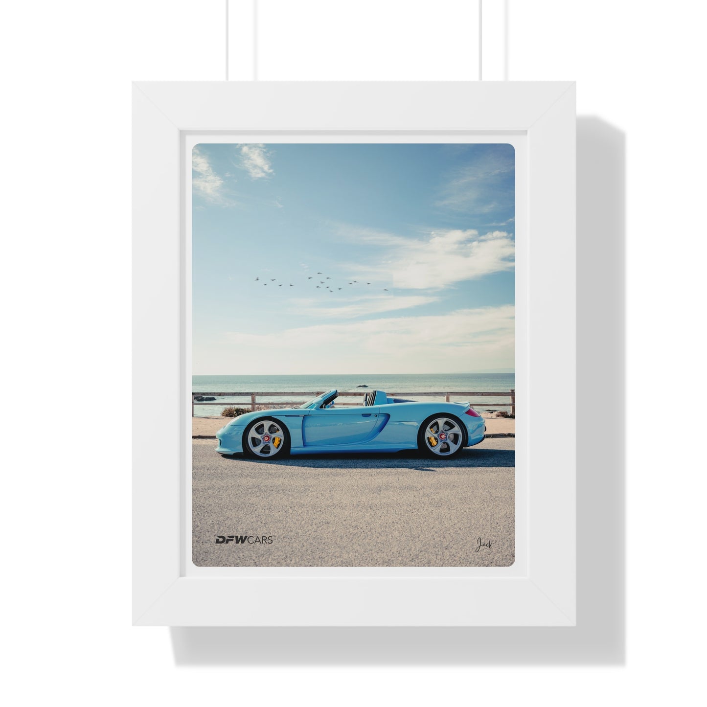 Porsche Carrera GT Framed Poster