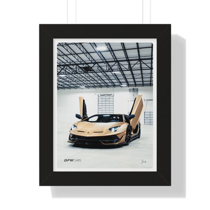 Aventador SVJ Framed Poster