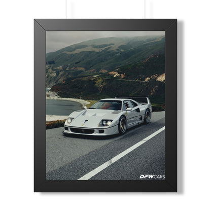 Ferrari F40 Car Week - Framed