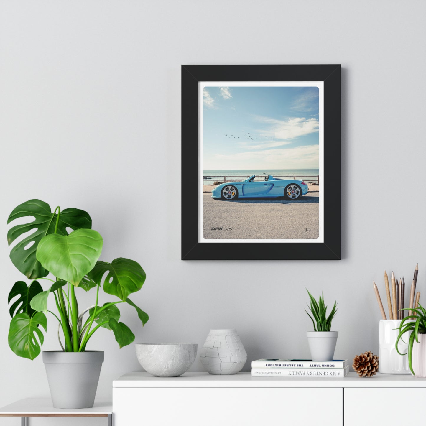Porsche Carrera GT Framed Poster