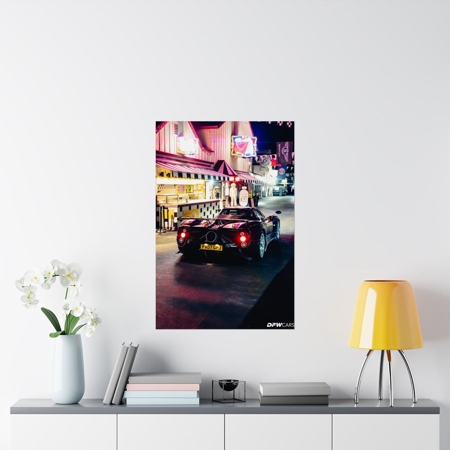 Pagani Zonda F Car Week Poster