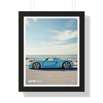 Porsche Carrera GT Framed Poster
