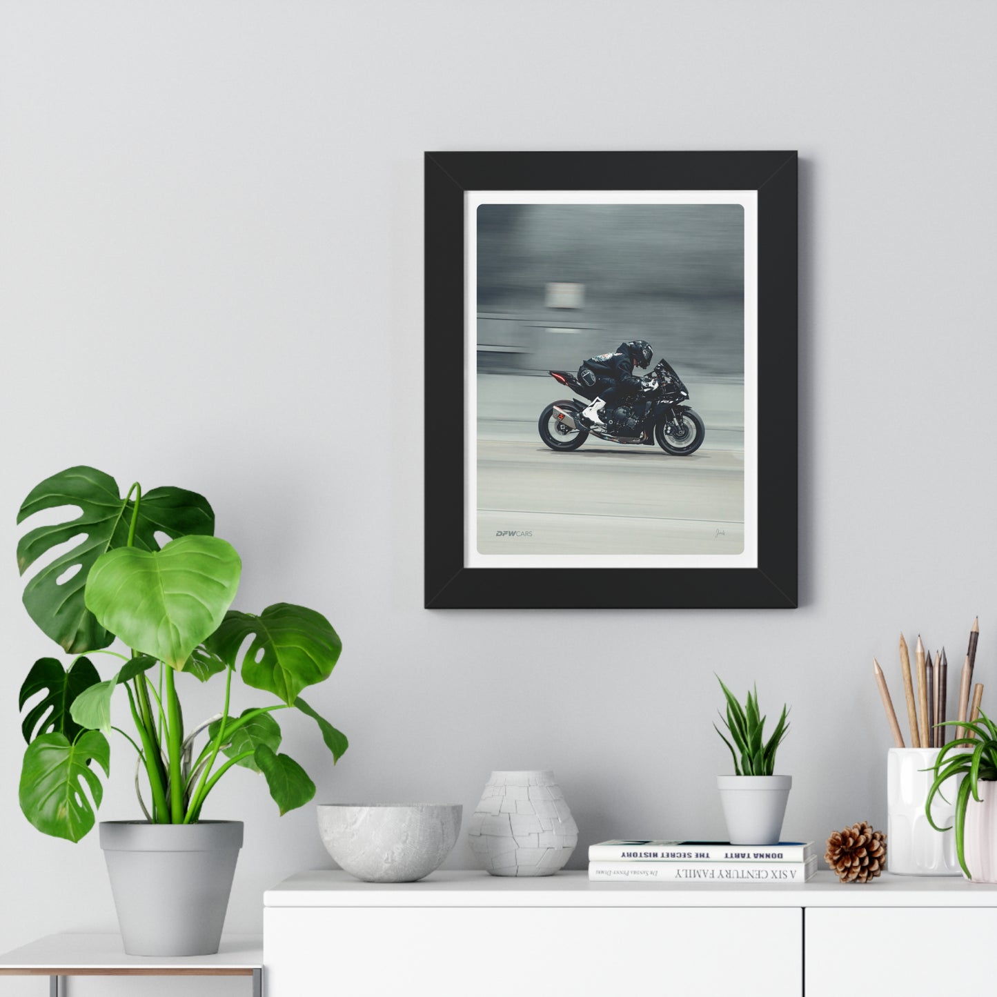 Yamaha R1 Framed Poster