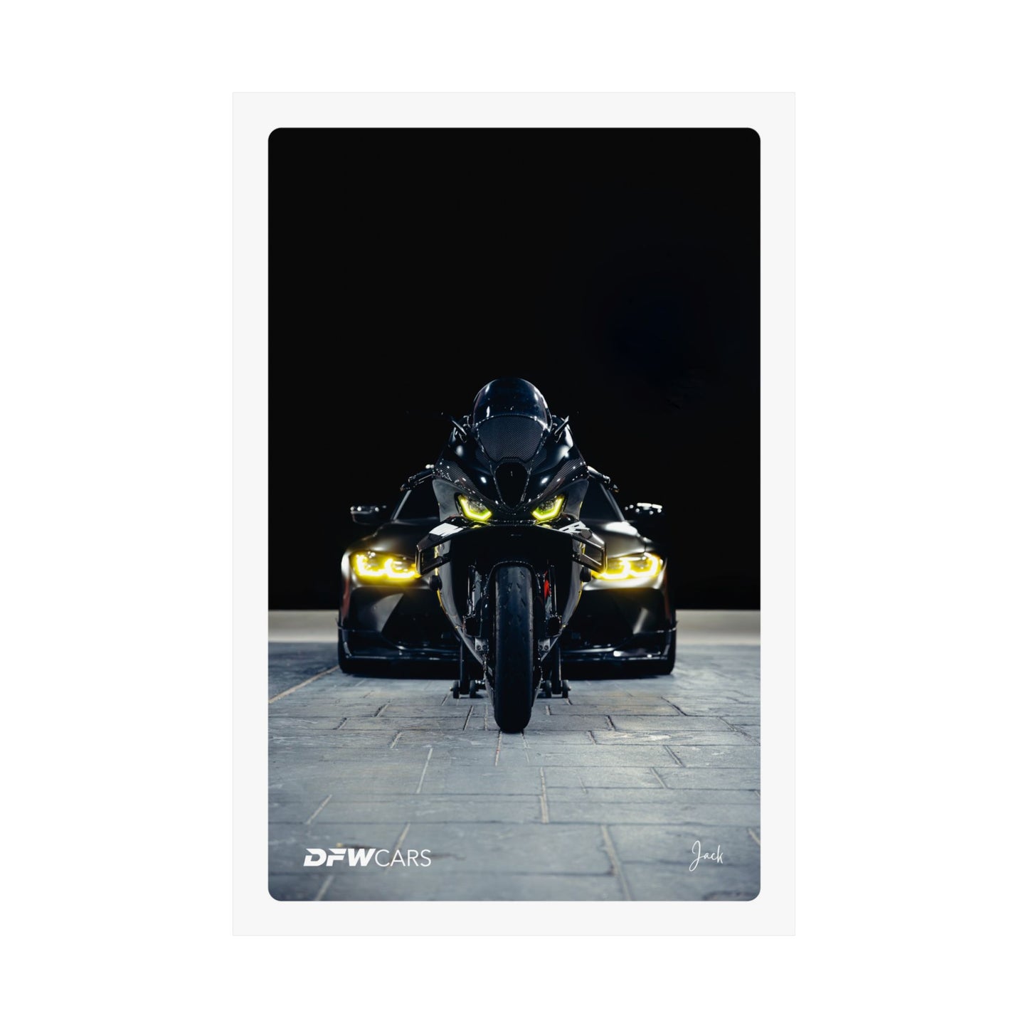 BMW M1000RR x G80 M3 Poster