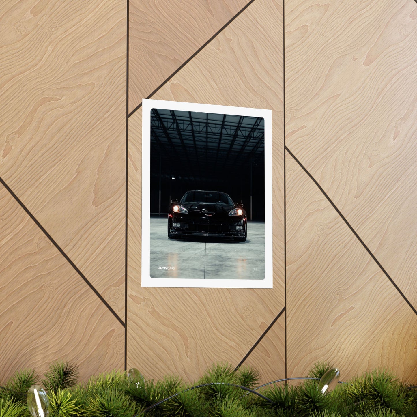 C6 Corvette Black ZR1 Poster