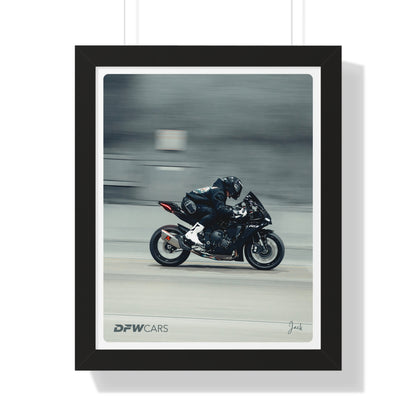 Yamaha R1 Framed Poster