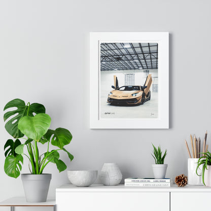 Aventador SVJ Framed Poster