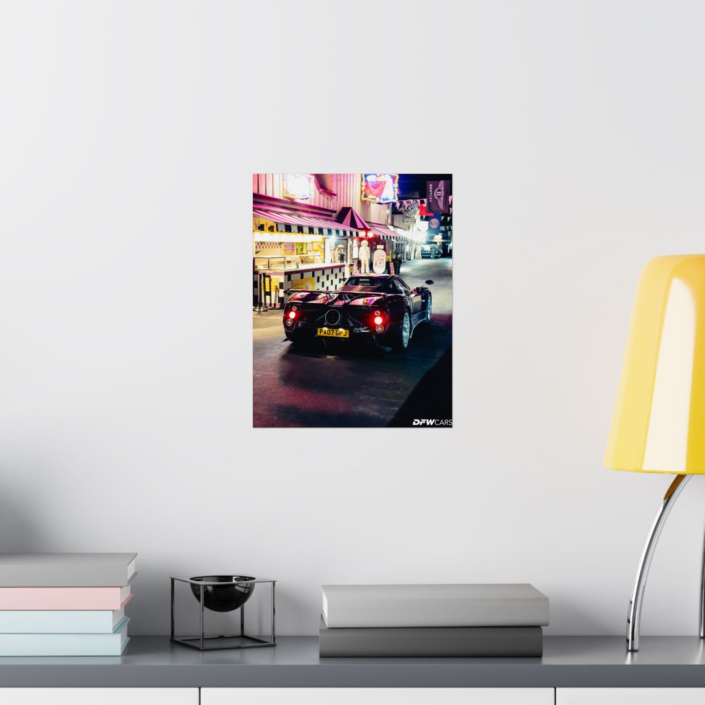 Pagani Zonda F Car Week Poster