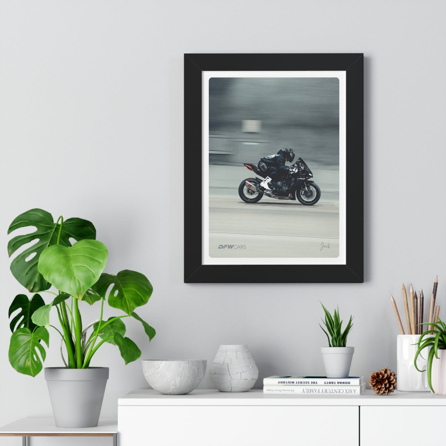 Yamaha R1 Framed Poster