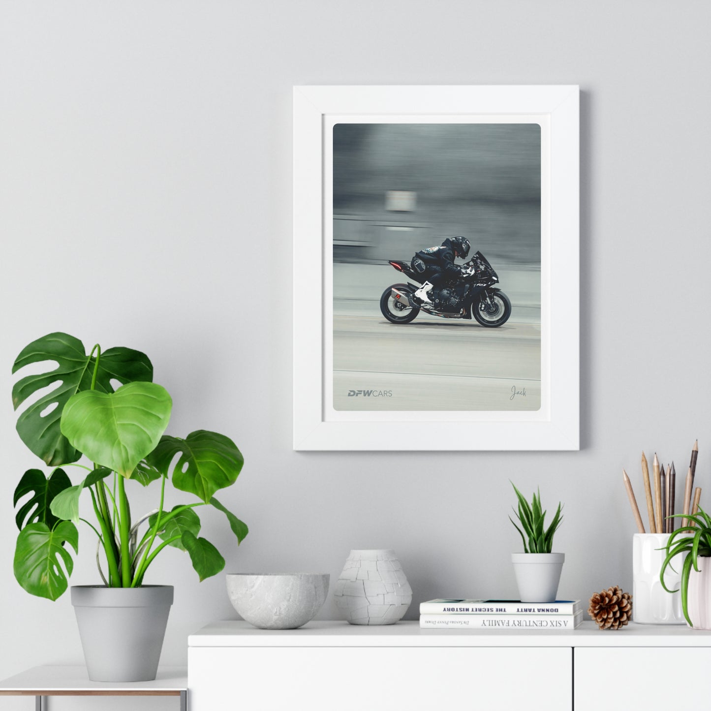 Yamaha R1 Framed Poster