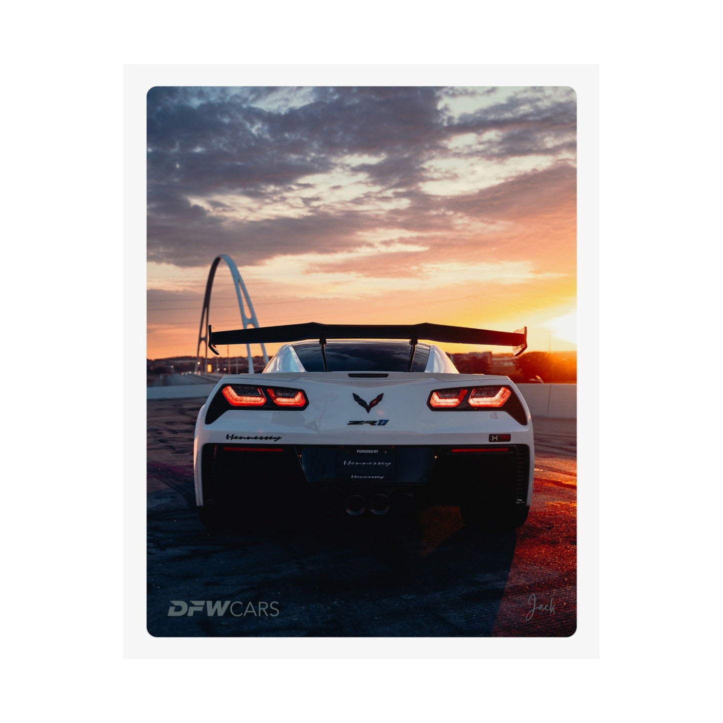 Hennessy C7 ZR1 Poster